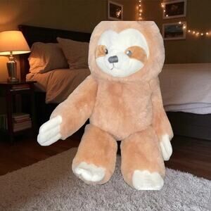 13" Vermont Teddy Bear Plush Sloth Cuddle Cub Retired Nursery Shower Gift Toy